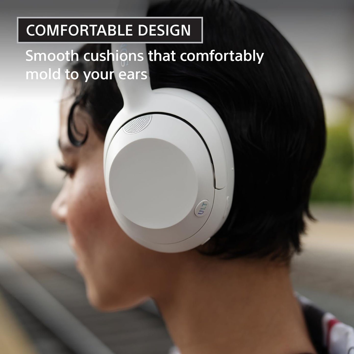 Sony ULT Power Sound Wireless Noise Canceling Headphones Black