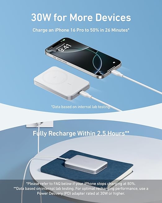 Anker Anker MagGo  Power Bank Ultra-Slim (10K,  Magnetic)