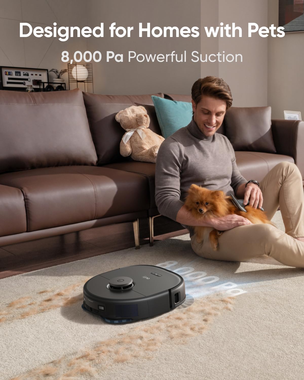 Anker Eufy Robot X10 Pro Omni ,Vacuum and Mop Combo,Self-Emptying