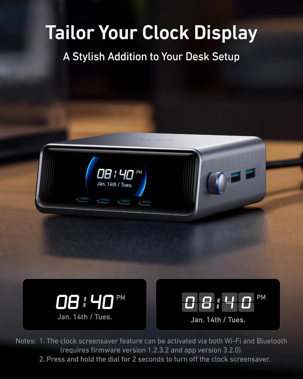 Anker Prime 250W GaN Desktop Charger (6 Ports)  Silver