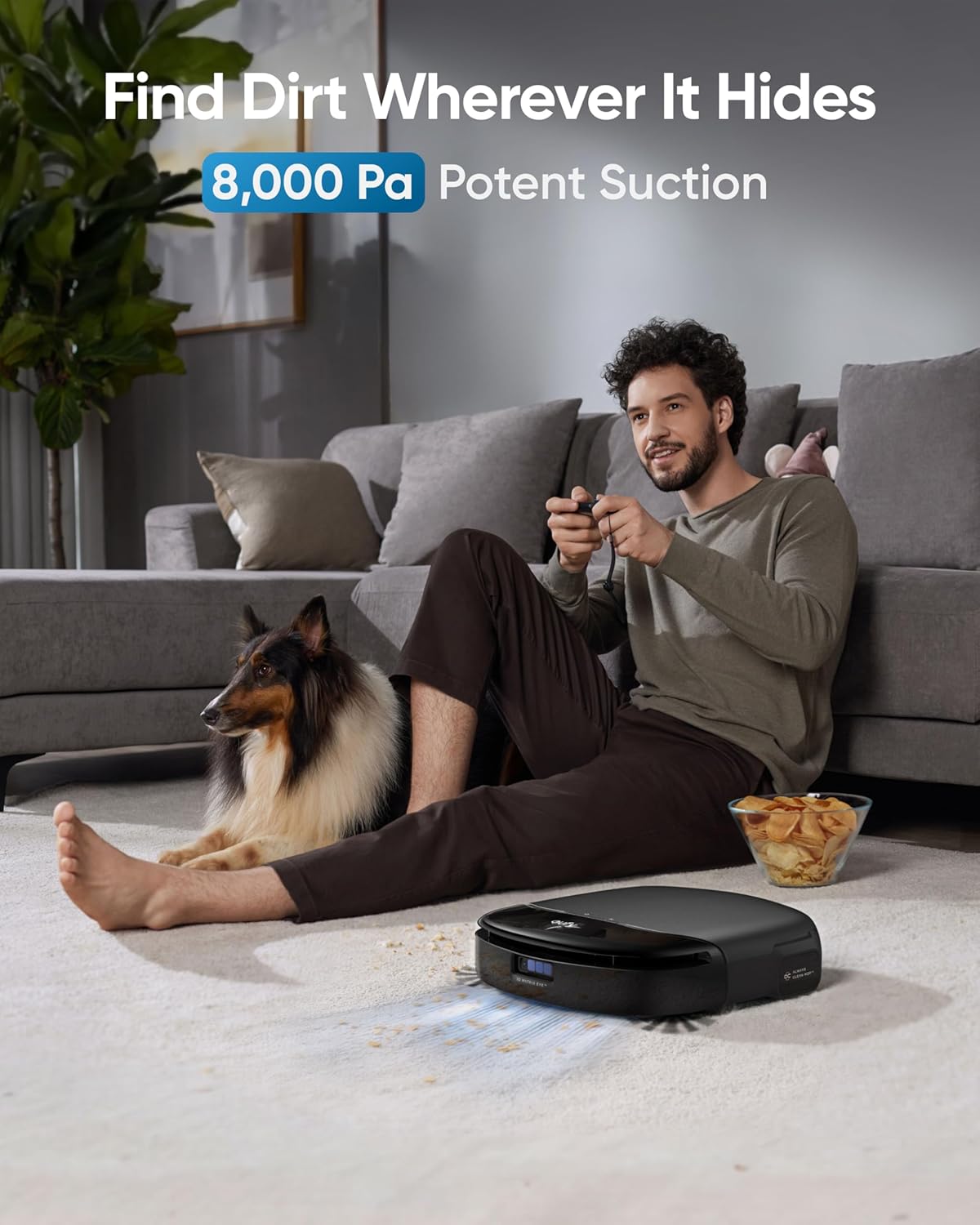 Anker Eufy Robot  Omni S1 PRO ,Vacuum and Mop Combo,Self-Emptying