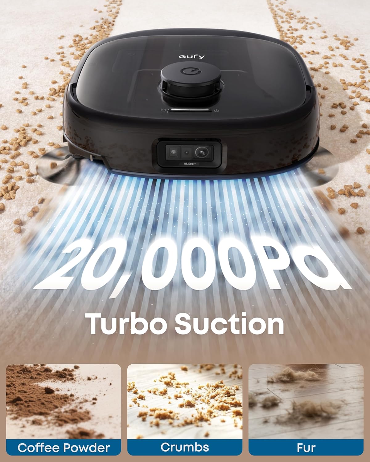 eufy Robot Vacuum E25 ,Vacuum and Mop Combo