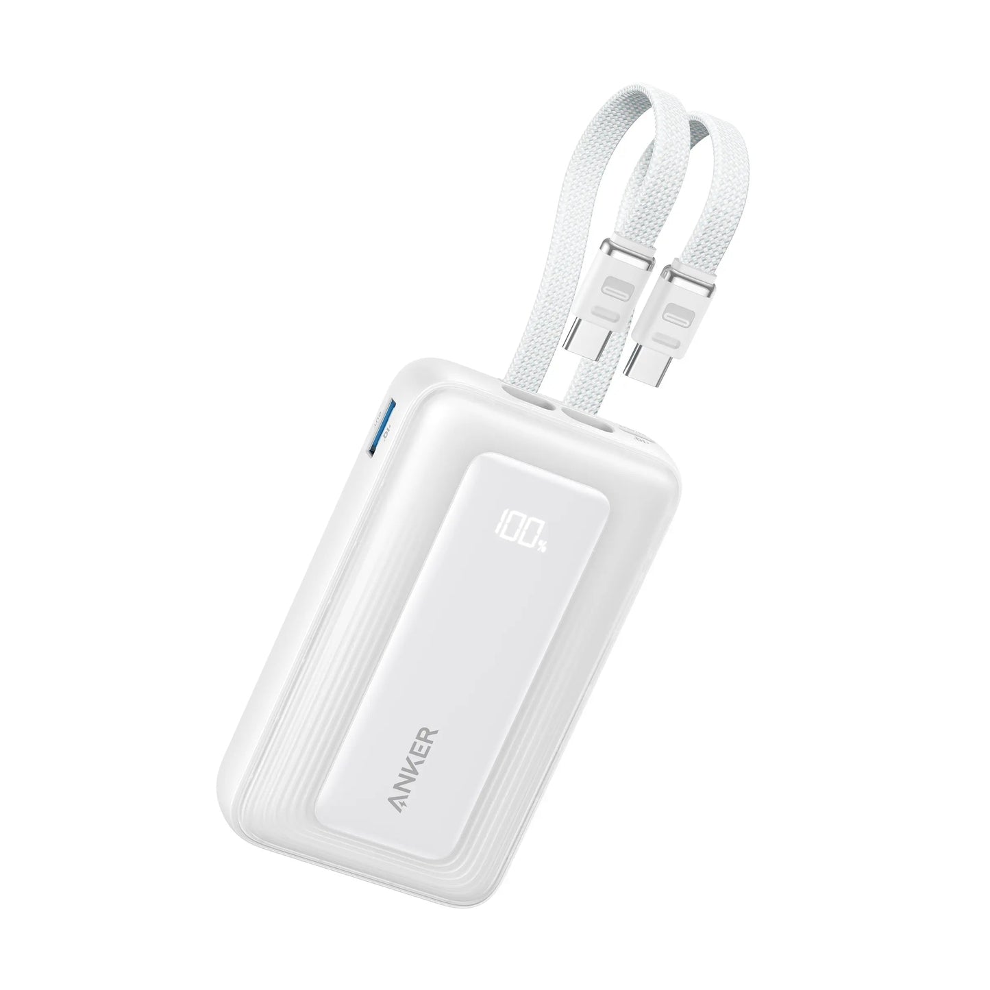 Anker Zolo Power Bank (10K, 35W, Built-In Dual USB-C Cables