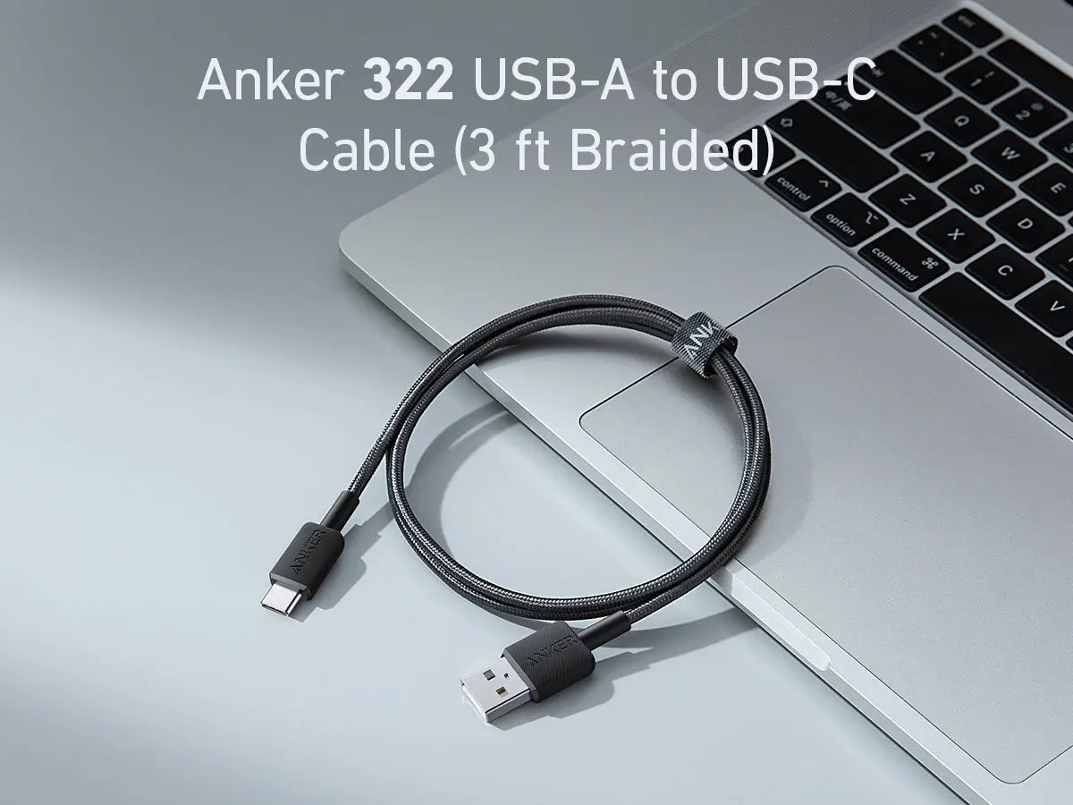 Anker 322 PowerLine USB A to USB C Fast Charging 3ft/0.9m Cable