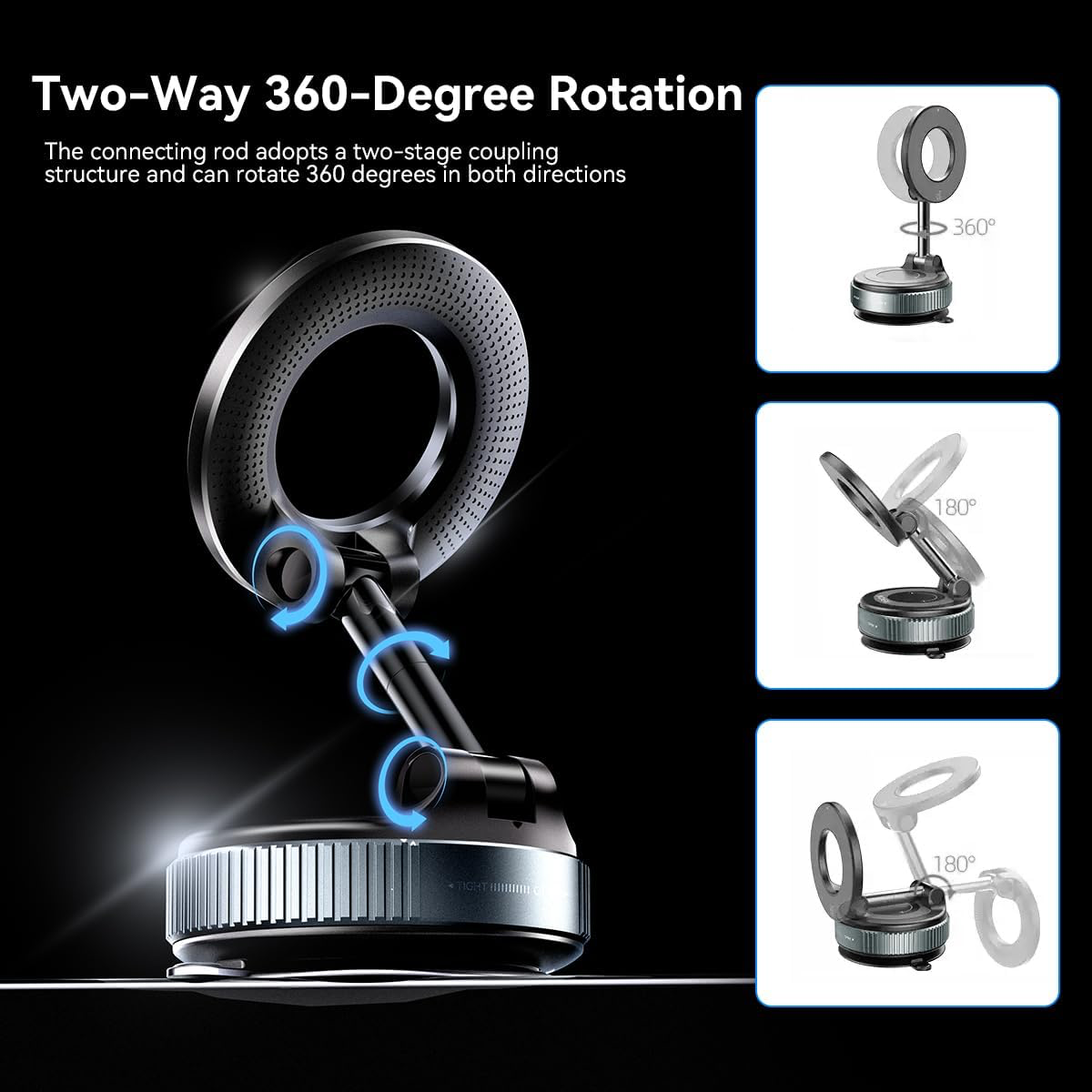 XO Vacuum Suction Magnetic Phone Holder