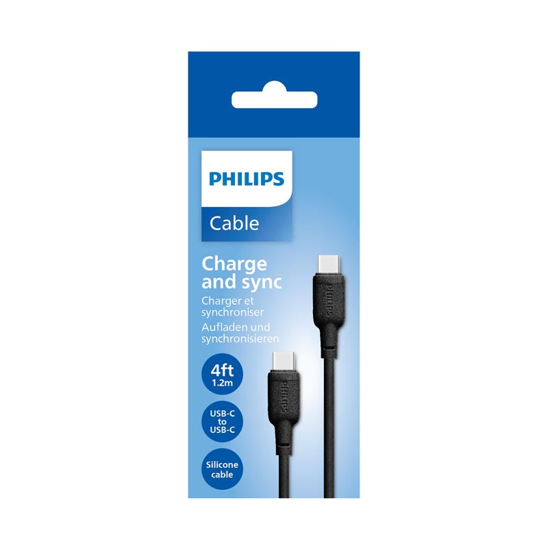 Philips USB-C to USBC Cable 60W, 1.2m