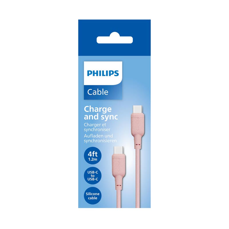 Philips USB-C to USBC Cable 60W, 1.2m