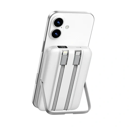 WiWU Pioneer 5-in-1 Power Bank 10000mAh - 15W Magnetic Charging