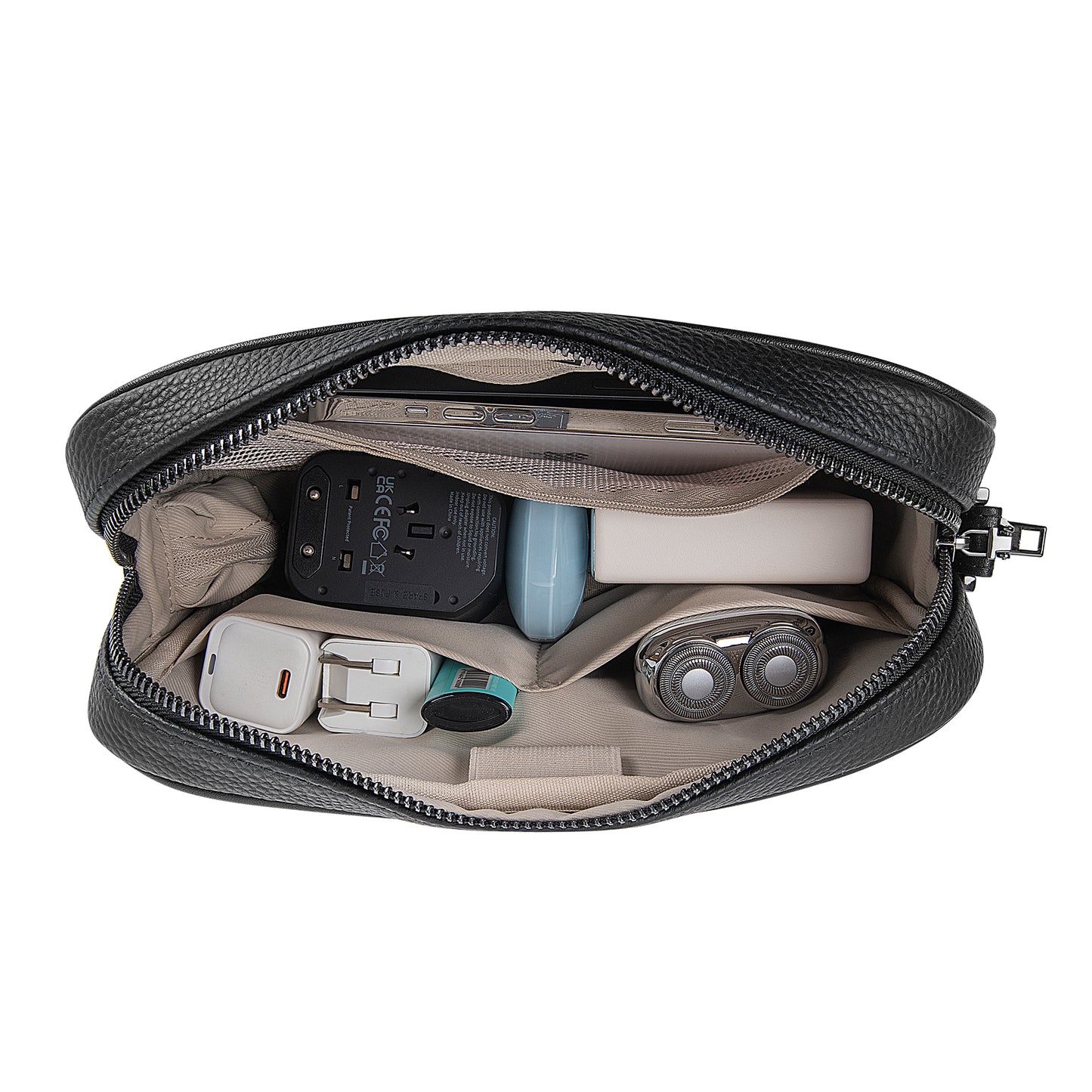 WIWU Master Genuine Leather Fingerprint Lock Pouch