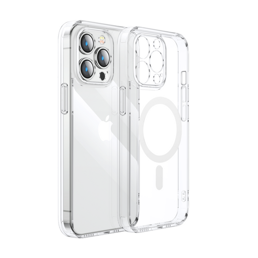 Joyroom JR-14D5 MagSafe Transparent Case – Elegant Design, Smart Magnetic Power