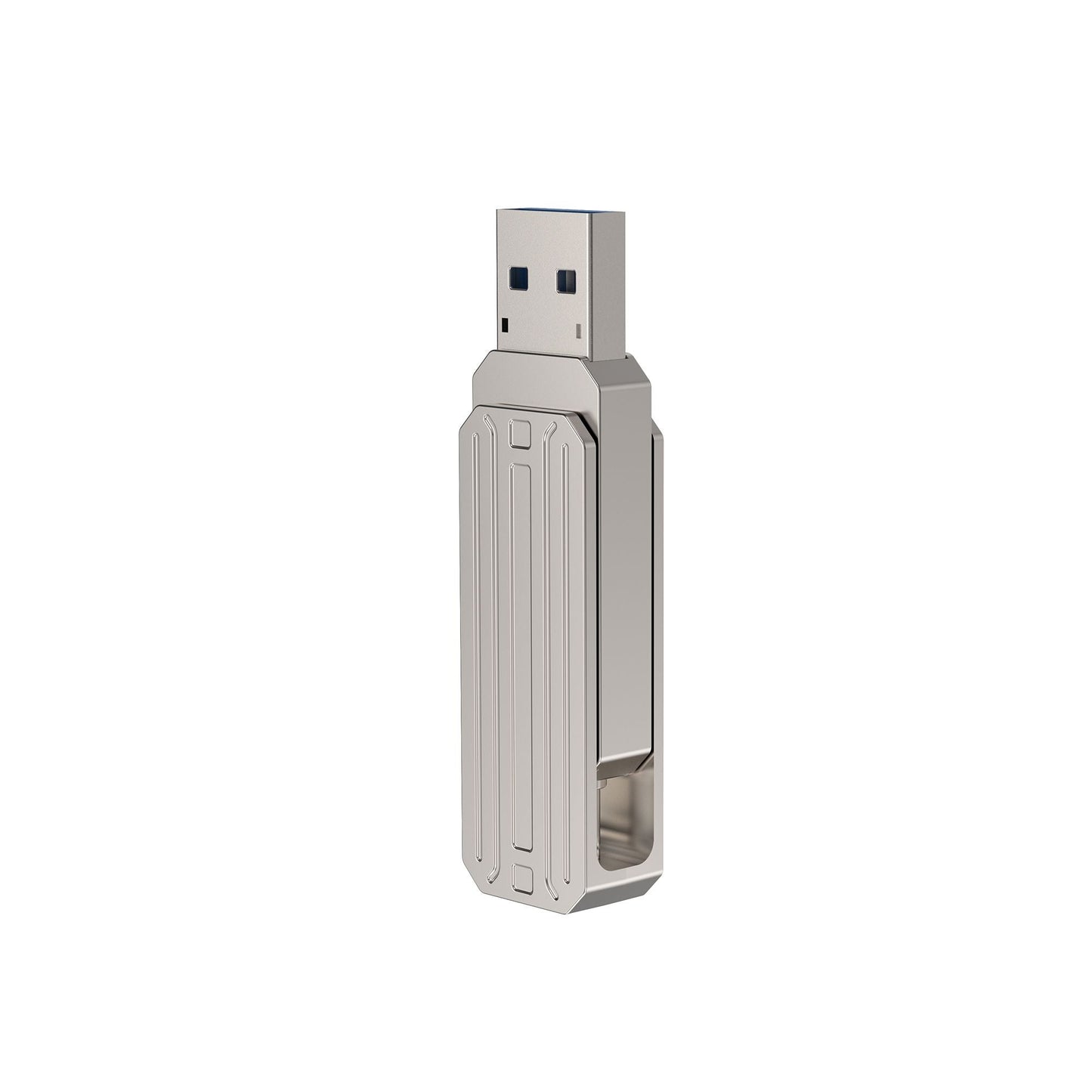 WIWU Infinite 2in1 USB3.2 Flash Drive 32GB Fast & Versatile - Silver