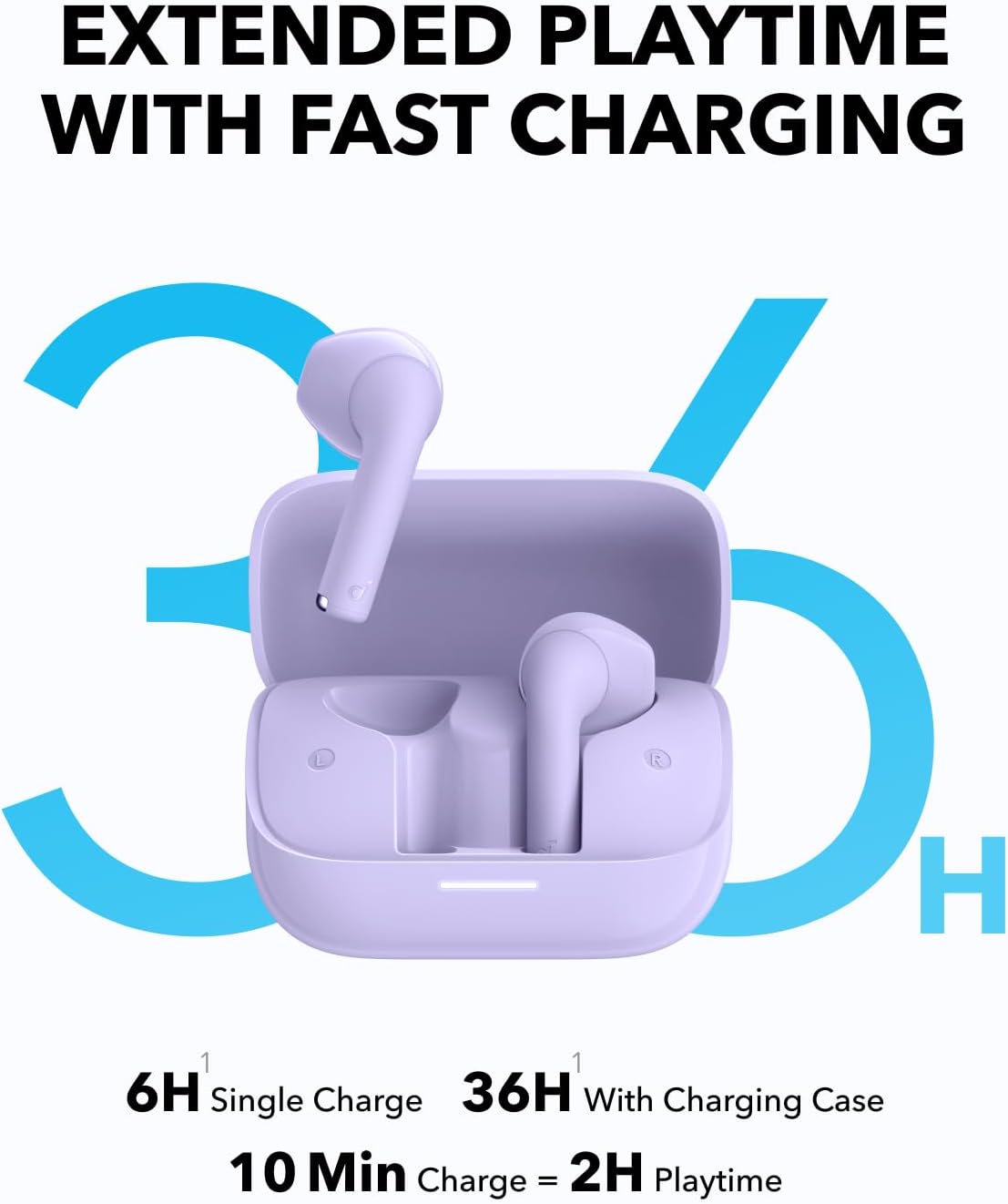 Anker soundcore K20i purple سماعة انكر لون بنفسجي