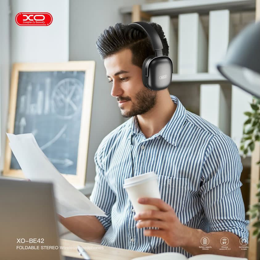 XO-be42  Foldable stereo headphones