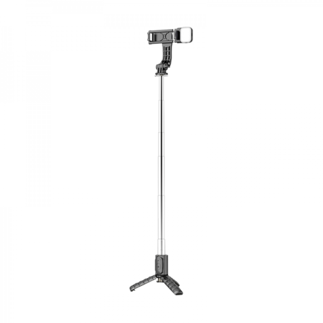 Wiwu WI-SE002 Fill Light Tripod Selfie Stick Black