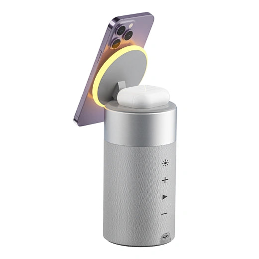 WIWU 3 in 1 wireless charger speaker