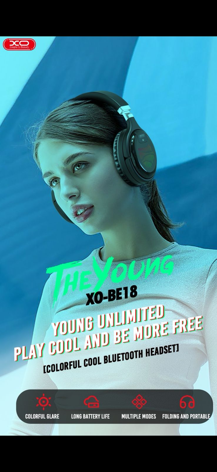 سماعة بلوتوث XO-BE18 
