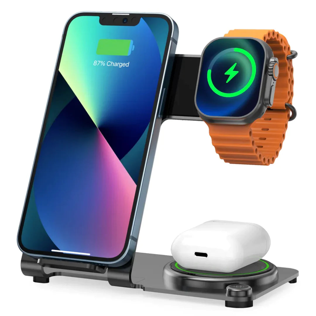 WIWU Wi-W005 3 in1 wireless charger