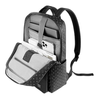 WIWU Luxurious PVC Master Anti-Theft Fingerprint Lock Backpack