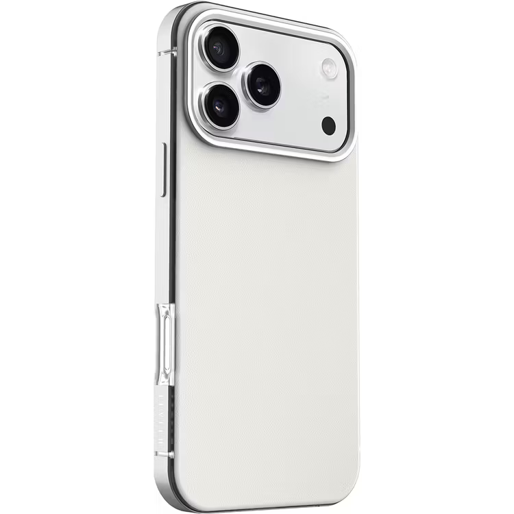 Levelo MIA iPhone 17 Pro Max Case, Compatible with MagSafe with Strong Magnets, Frosted Clear Design, Anti-Shock, Aluminum Alloy Frame Camera & Edges