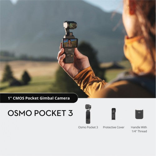 Dji Osmo Pocket 3 For Moving Moments 1″ CMOS Pocket Gimbal Camera