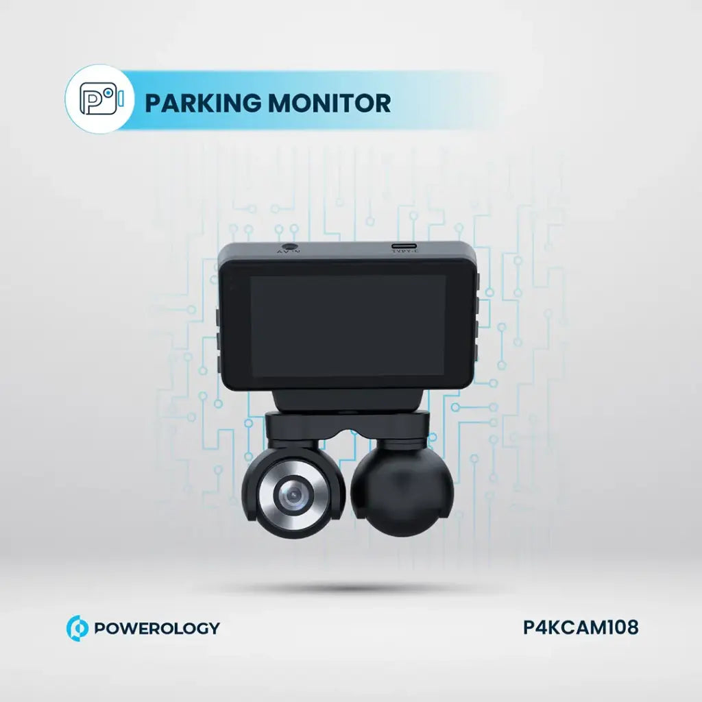 Powerology Dual Lens Dash Camera