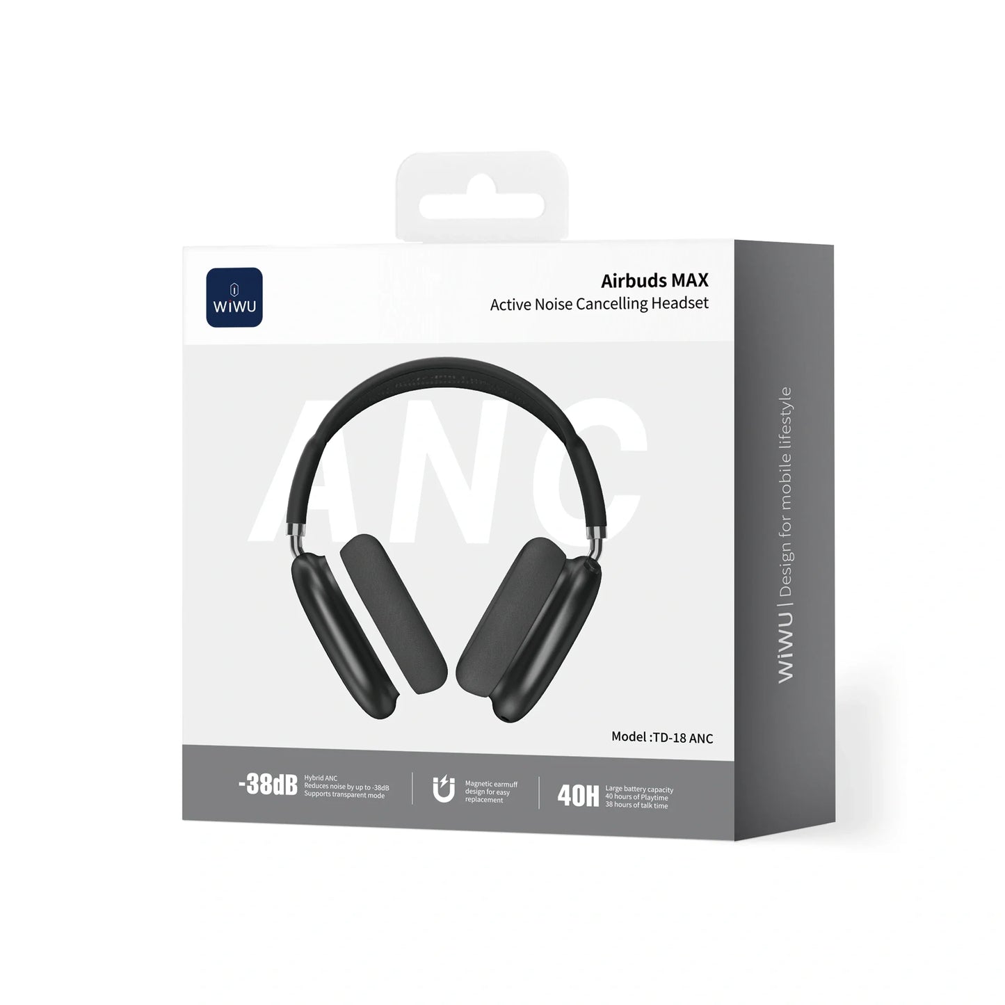 WiWU Airbuds MAX Headset TD-18 ANC