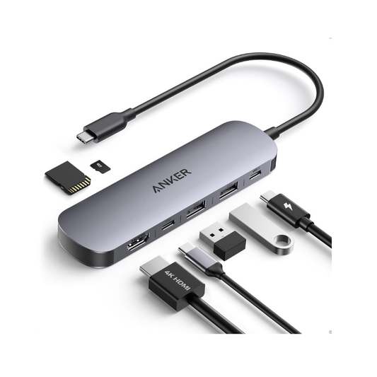 Anker USB C Hub, 7-in-1 Multi-Port USB Adapter for Laptop/Mac