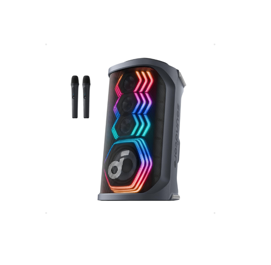 Anker soundcore Rave 3S , AI Party Speaker with 2 Wireless Microphones
