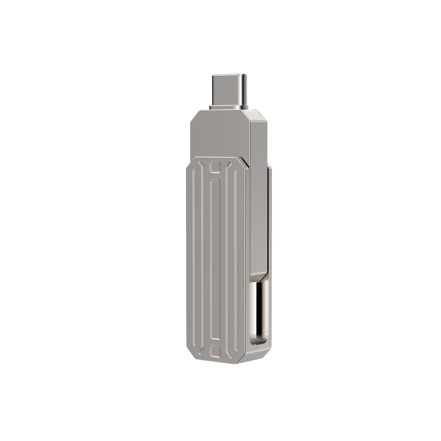 WIWU Infinite 2in1 USB3.2 Flash Drive 32GB Fast & Versatile - Silver