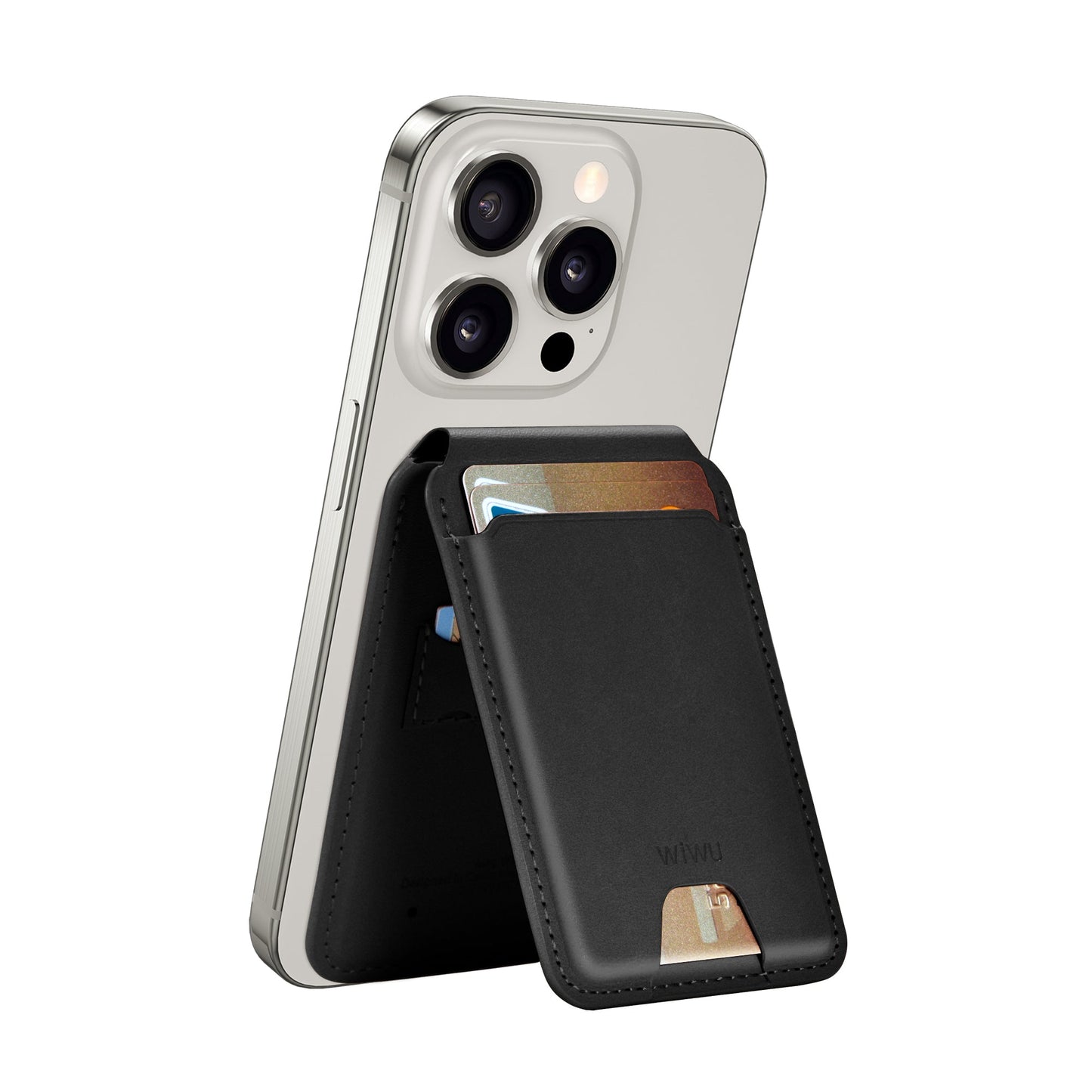 WIWU Mag Wallet FM MW 005 Slim & Magnetic - Black