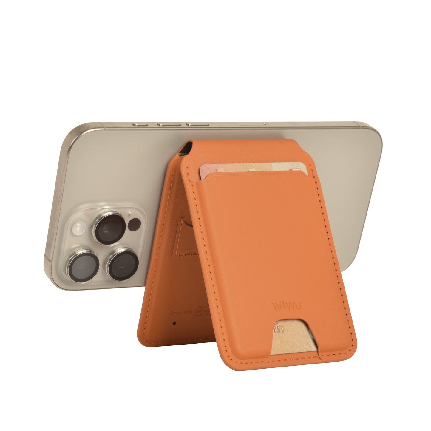 WIWU Mag Wallet FM MW 005 Slim & Magnetic - Brown