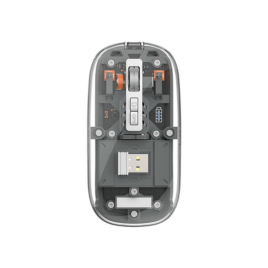Crystal wireless Mouse WM105  Dual bluetooth+ 2.4G