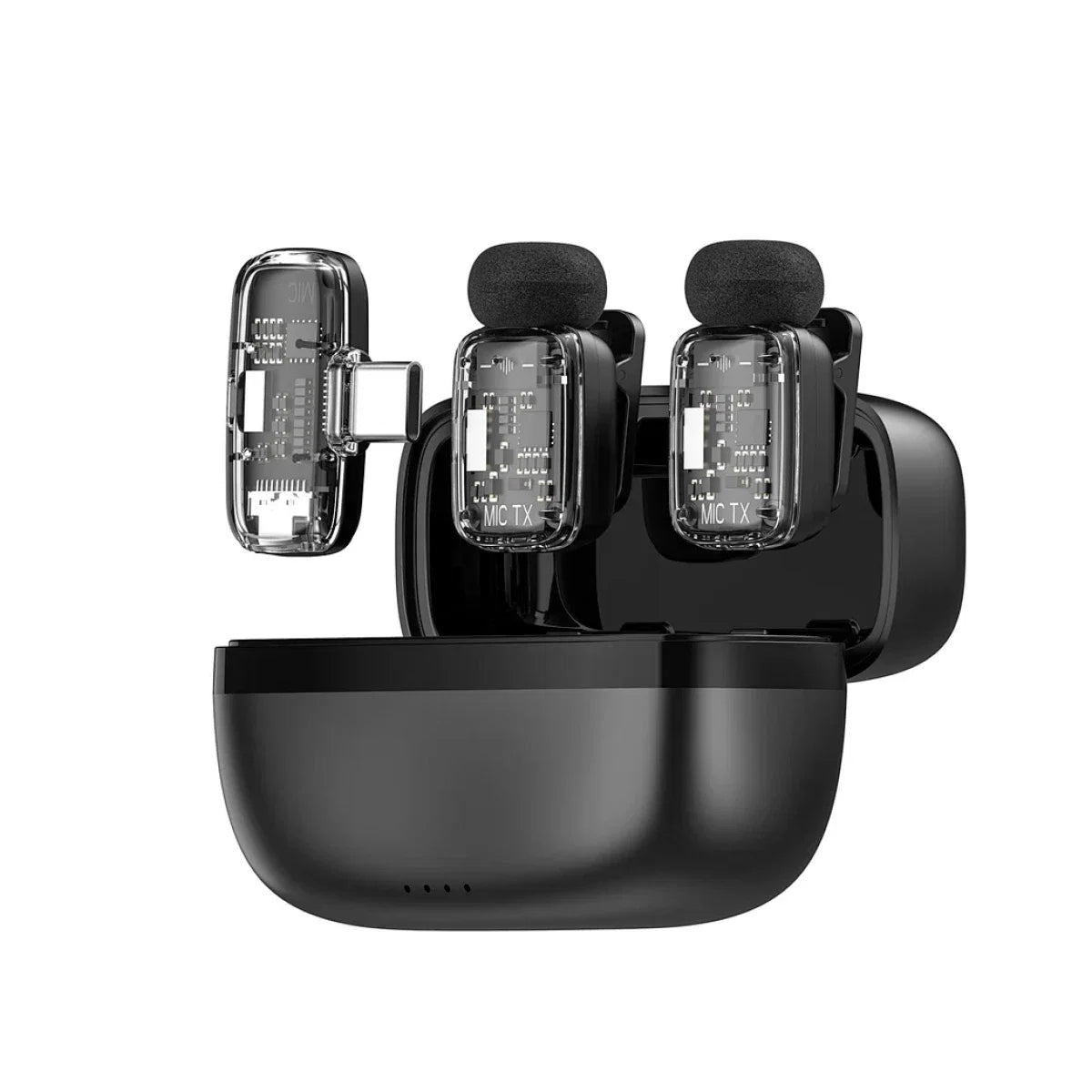 WiWU Wi-WM008 Dual Wireless Lavalier Microphone (1-to-2)