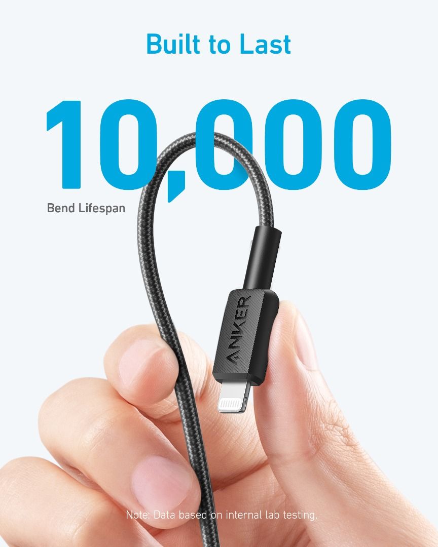 Anker 322 USB-C to Lightning Cable ( Braided)
