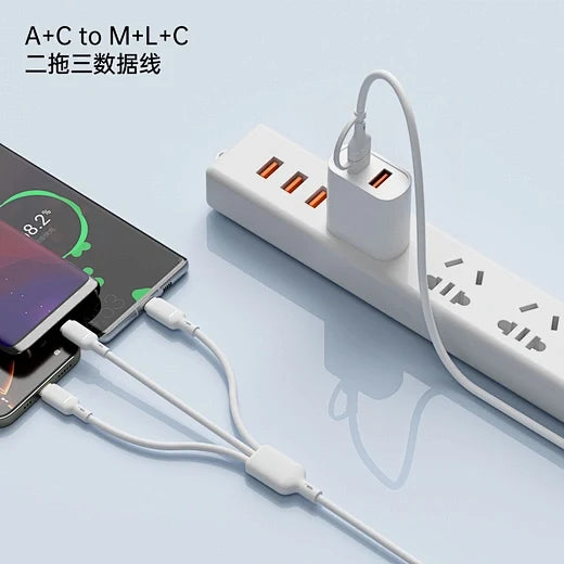 WiWU Stellar Series Cable A+C-C+M+L Wi-C091 1M