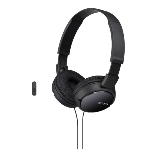 سماعات سوني MDR-ZX110AP سلكية فوق الأذن مع ميكروفون