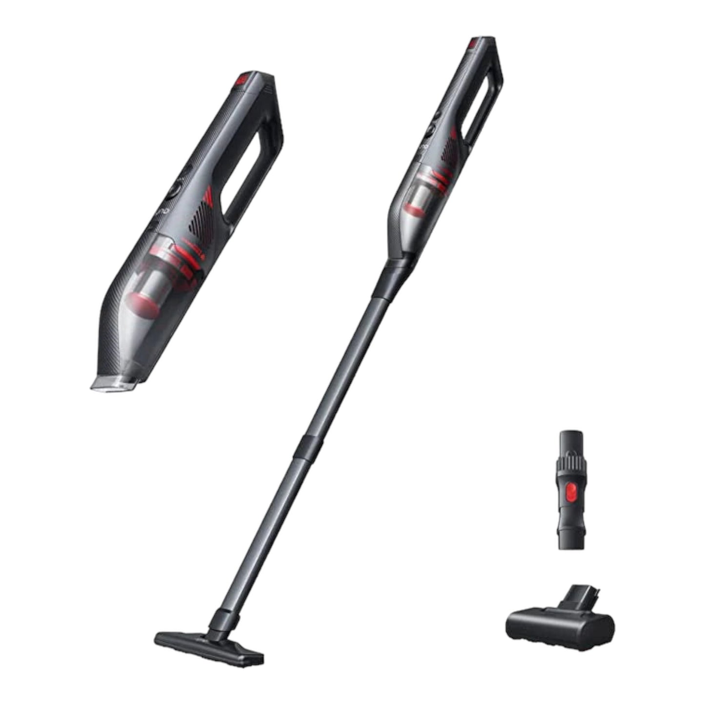 Anker Eufy HomeVac H30 Infinity Vacuum&amp;Mop 2 in 1 Black -مكنسة هوم فاك H30 انفينيتي كهربائية تحمل باليد بقدرة لاسلكية 80 وات هوائي وقوة ضغط قوية 16 كيلو باسكال وخفيفة الوزن للغاية 1.78 رطل وقاعدة شحن تشغيل 20 دقيقة مع مشغلات متعددة من يوفي انكر 