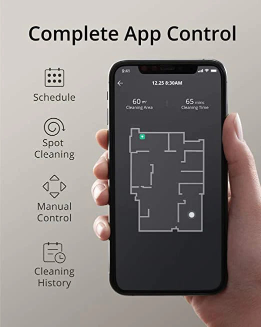 Anker Eufy RoboVac G30 Hybrid Black- مكنسة روبوفاك جي 30 هايبرد من انكر 
