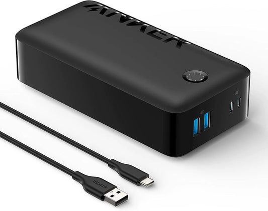 Anker 347 Power Bank 40K Black - شاحن باور بانك 347 من انكر