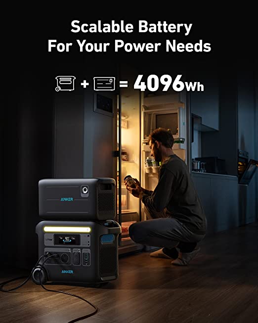 1انكر 767 محمول (GaNPrime PowerHouse 2048Wh) أسود - باور هاوس 767 – 2048 في الساعة، 2300 واط – A1780211 من انكر 