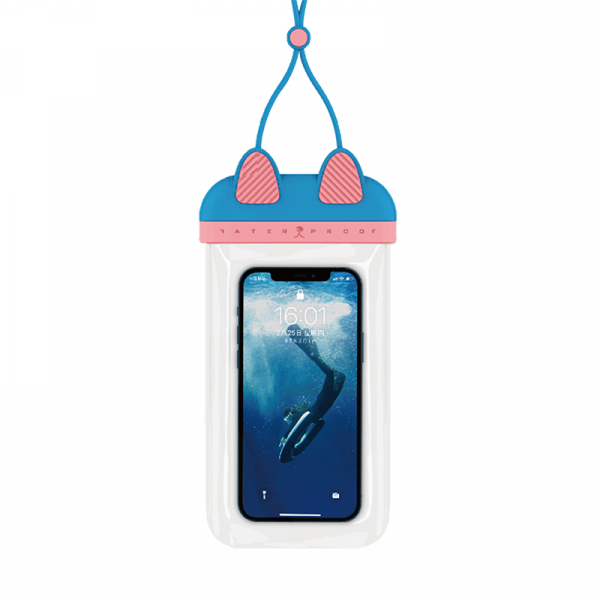 WiWU Kitty Waterproof Adorable Bag – IPX8 Waterproof Mobile Pouch