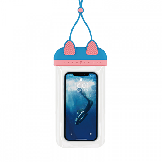 WiWU Kitty Waterproof Adorable Bag – IPX8 Waterproof Mobile Pouch