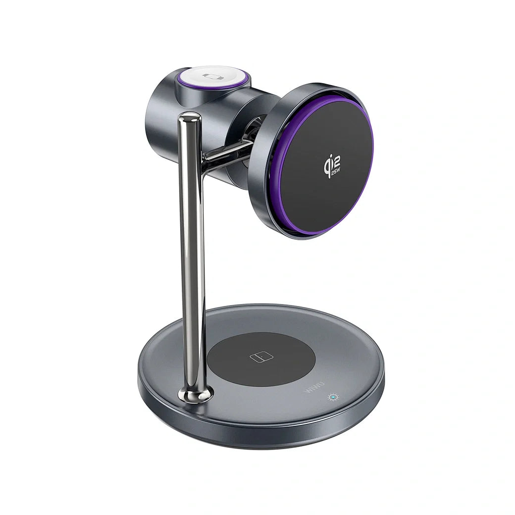 WIWU 25W Qi2.2 3-in-1 Magnetic Wireless Charger Wi-W041