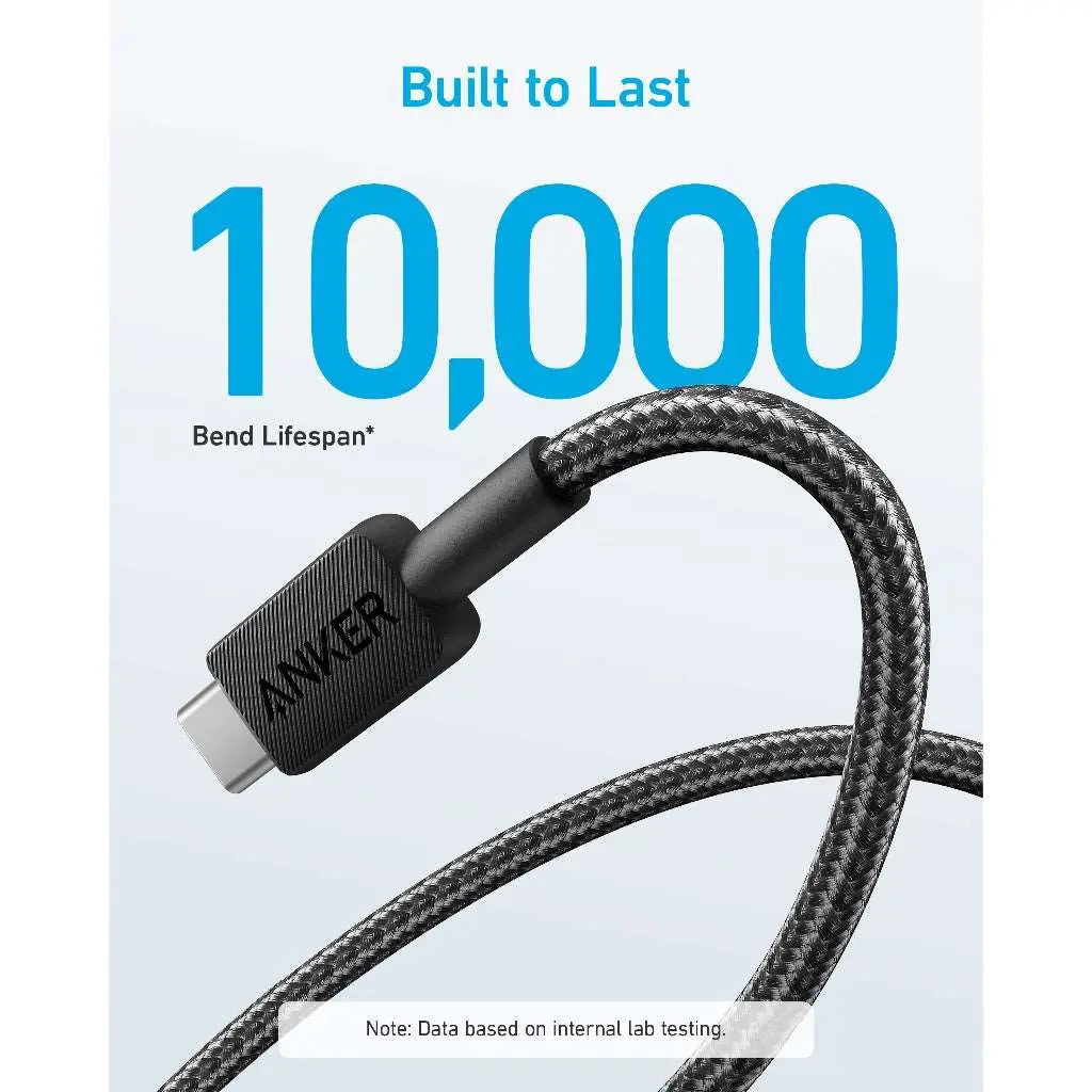 Anker 322 PowerLine USB A to USB C Fast Charging 3ft/0.9m Cable