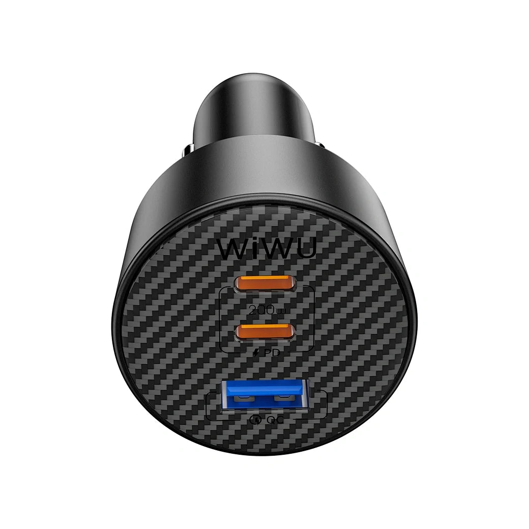 WiWU Wi-CC026 200W Triple-Port Car Charger PD PPS