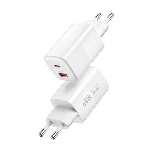 65W PD+QC wall charger/ EU Plug Wi-U012