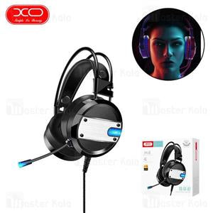 XO Wired LED Gaming Headset – Black سماعة مخصصة للالعاب