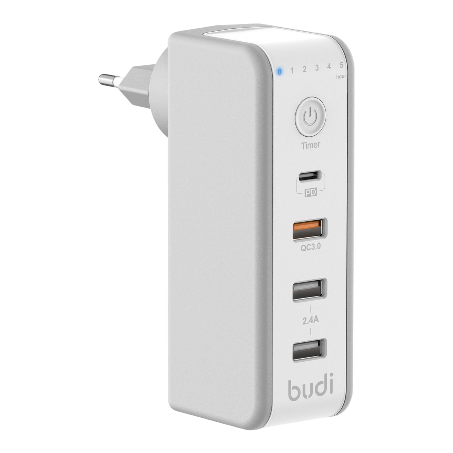 شاحن USB مزدوج من Budi (301et)